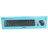 Foto van Logitech Toetsenbord MK220 Toetsenbord + muis Zwart, US Layout 