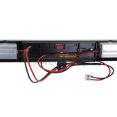Foto van Novy Bedieningspaneel Met verlichting Crystal 90cm, zwart, 26082 