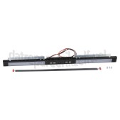 Foto van Novy Bedieningspaneel Met verlichting Crystal 60cm, zwart, 26052 