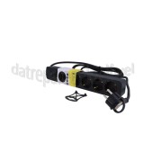 Foto van Q-Link Tafelcontactdoos 3x 1.5mm2 1.5 Meter Zwart 6 Voudig met Schakelaar 
