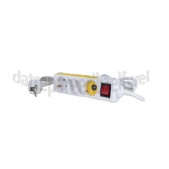 Foto van Q-Link Tafelcontactdoos 2x Euro, 2x randaarde 4-voudig met schakelaar 