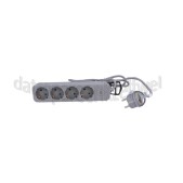 Foto van Q-Link Tafelcontactdoos 4x randaarde 4-voudig met schakelaar 