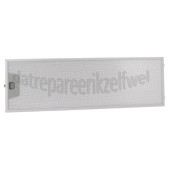Foto van Faber Filter Vetfilter, Metaal, 165x515 Flexa Hip LG/X A60 EU Neutra 