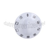Foto van Gorenje Knop Draaiknop, wit EC775W, K776W 