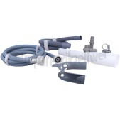 Foto van Slang Verlengset Toevoer/Afvoer Vaatwasser, Wasmachine, 1,5 meter 