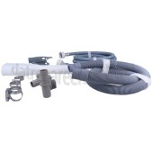 Foto van Slang Verlengset Toevoer/Afvoer Vaatwasser, Wasmachine, 1,5 meter 