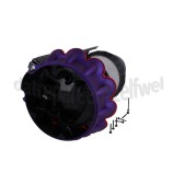 Foto van Dyson Reservoir Cycloon Sprayed Purple/Iron Purple SV23 GEN5 detect Absolute 