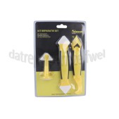 Foto van Benson Reparatieset Kit, 3 Delig Siliconen, latex en acryl kit 