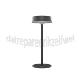 Foto van Calex Display Tafellamp Outdoor Solar Display, 12 stuks, Zwart SMD 2,2W 150LM 2700K Dimbaar 