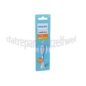 Foto van Philips Tandenborstelset Sonicare For Kids opzetborstels, 2 stuks, wit Sonicare For Kids 