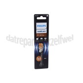 Foto van Philips Tandenborstelset Premium All-in-One A3 opzetborstels, 2 stuks, zwart Sonicare 