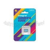 Foto van Integral Memory card V30 Gamer's Edge microSDXC Card 128GB Class 10, Nintendo Switch 