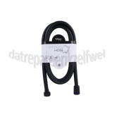 Foto van Differnz Doucheslang mat zwart 1,5 meter PVC, 1/2"" 