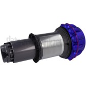 Foto van Dyson Reservoir Cycloon Sprayed Blue/Iron Nickel SV22 V15 Detect Plus 