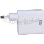 Foto van ACT USB Oplader USB-C & USB-A lader 65W Power Delivery PPS, Quick Charge, GaNFast 