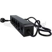 Foto van Brennenstuhl Tafelcontactdoos Ecolor Zwart 1,5 meter 3x1,5 4-voudig, max. 3500W, 2 USB-C 