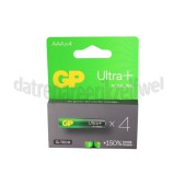 Foto van GP Batterij AAA LR03 1,5V Potlood Ultra Plus Alkaline 