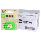 Foto van GP Batterij ReCyko+ Oplaadbaar AAA 650mAh NiMH 