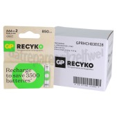 Foto van GP Batterij ReCyko+ oplaadbaar AAA 850mAh NiMH 