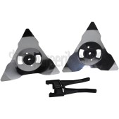 Foto van Robomow Mes Maaimessen, 2 Stuks RS615 PRO, RS615U, RS625 PRO, RS625U, RS635 PRO 