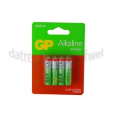 Foto van GP Batterij AAA LR03 1,5V, 8 stuks Potlood Alkaline 