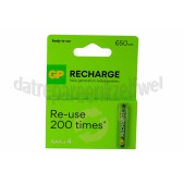 Foto van GP Batterij Recharge AAA, 4 stuks 650mAh NiMH 