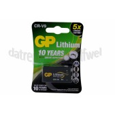 Foto van GP Batterij Blokje 6LR61 9V E blokje Lithium *10 jr mbt rookmelder* 