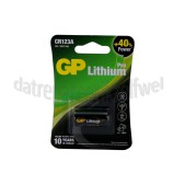Foto van GP Batterij Foto batterij DL123A 3V Lithium 