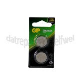 Foto van GP Batterij Knoopcel CR2032 3V, 2 stuks DL2032 Lithium 