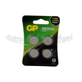 Foto van GP Batterij Knoopcel CR2032 3V DL2032 Lithium 