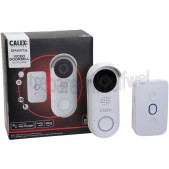 Foto van Calex Deurbel Smart Video Deurbel Wit, 2K Ultra HD 