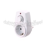 Foto van Promax Dimmer 20A 230V 280W RA wit Stekkerdimmer voor gloei en halogeenlampen 