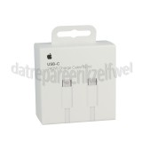Foto van Apple USB Kabel Wit, 200 cm, Geweven USB-C naar USB-C 