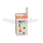 Foto van Osram Ledlamp LED Retrofit Classic A40 Dimbaar E27 Helder 3,4W, 2700K, 470lm 