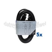 Foto van Musthavz USB Kabel Zwart, 200 cm USB-C naar USB-C 