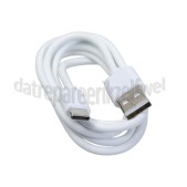 Foto van Musthavz USB Kabel Wit, 100 cm USB-A naar USB-C 