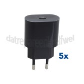 Foto van Musthavz USB Oplader 20W, zwart USB-C, Universeel gebruik 