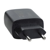 Foto van Musthavz USB Oplader 20W, zwart USB-A en USB-C, Universeel gebruik 