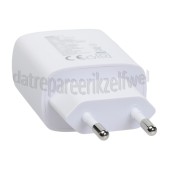 Foto van Musthavz USB Oplader 20W, wit USB-A en USB-C, Universeel gebruik 