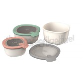 Foto van BergHOFF Kom Kommenset 3-Delig Magnetron, Diepvries 