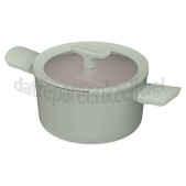 Foto van BergHOFF Pan LEO RECYCLED Kookpan Antikleef Balance Sage 20cm 