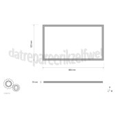 Foto van Beko Afdichtingsrubber Vriezer CSA270M40WN, WBMS551272XNA 