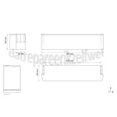 Foto van Samsung Deurbak Koelkast, Transparant Blauw RB37J5200WW, RL37J5529SS 