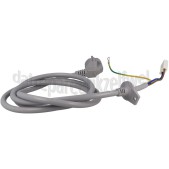 Foto van Samsung Aansluitkabel Snoer Grijs, Lengte 1,5 m. WF80F5E5P4W/EN, WF8704BPA, WW10H9600EW/EG, WF8714FPA 