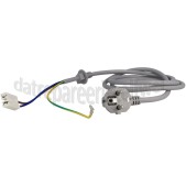 Foto van Samsung Aansluitkabel Snoer Grijs, Lengte 1,5 m. WF80F5E5P4W/EN, WF8704BPA, WW10H9600EW/EG, WF8714FPA 