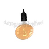 Foto van Calex Ledlamp Pebble Flex Filament Gold E27 4W 180lm 1800K Dimbaar 