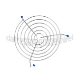 Foto van Samsung Rooster Hoog model H=95mm D=260mm MC32F606TCT, CE117PT-X1 