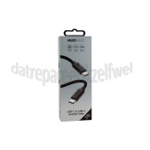 Foto van Musthavz USB Kabel Zwart, 200 cm USB-C naar USB-C 