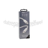 Foto van Musthavz USB Kabel Wit, 200 cm USB-C naar USB-C 
