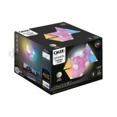 Foto van Calex Ledlamp Smart Driehoek Wandlamp - RGBIC - Wit Calex Smart App, Amazon Alexa, Google Home 